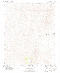 Deadman Spring Nevada Historical topographic map, 1:24000 scale, 7.5 X 7.5 Minute, Year 1970