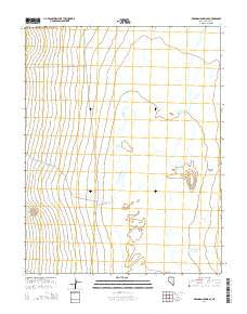 Deadman Spring SE Nevada Current topographic map, 1:24000 scale, 7.5 X 7.5 Minute, Year 2014