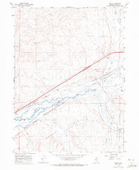 Deeth Nevada Historical topographic map, 1:24000 scale, 7.5 X 7.5 Minute, Year 1967