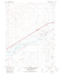 Deeth Nevada Historical topographic map, 1:24000 scale, 7.5 X 7.5 Minute, Year 1967