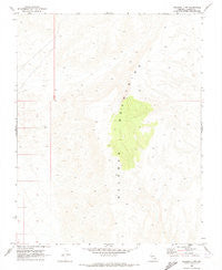Delamar 3 NW Nevada Historical topographic map, 1:24000 scale, 7.5 X 7.5 Minute, Year 1969