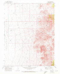 Delamar Nevada Historical topographic map, 1:24000 scale, 7.5 X 7.5 Minute, Year 1969