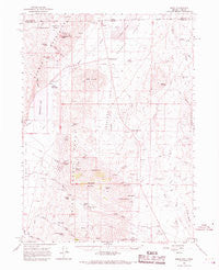 Denio Nevada Historical topographic map, 1:62500 scale, 15 X 15 Minute, Year 1966
