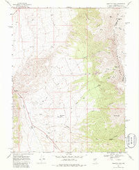Desatoya Peak Nevada Historical topographic map, 1:24000 scale, 7.5 X 7.5 Minute, Year 1969