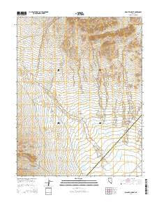 Dicalite Summit Nevada Current topographic map, 1:24000 scale, 7.5 X 7.5 Minute, Year 2014