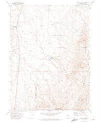 Dinner Station Nevada Historical topographic map, 1:24000 scale, 7.5 X 7.5 Minute, Year 1971