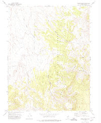 Dobbin Summit Nevada Historical topographic map, 1:24000 scale, 7.5 X 7.5 Minute, Year 1971