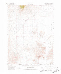 Donna Schee Peak Nevada Historical topographic map, 1:62500 scale, 15 X 15 Minute, Year 1966