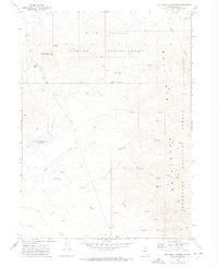 Dry Creek Reservoir Nevada Historical topographic map, 1:24000 scale, 7.5 X 7.5 Minute, Year 1971