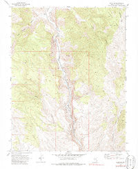 Elgin NE Nevada Historical topographic map, 1:24000 scale, 7.5 X 7.5 Minute, Year 1969