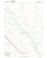 Ellison Nevada Historical topographic map, 1:24000 scale, 7.5 X 7.5 Minute, Year 1966