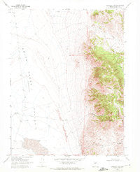 Emigrant Peak Nevada Historical topographic map, 1:24000 scale, 7.5 X 7.5 Minute, Year 1969