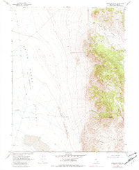 Emigrant Peak Nevada Historical topographic map, 1:24000 scale, 7.5 X 7.5 Minute, Year 1969