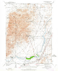 Eugene Mountains Area Nevada Historical topographic map, 1:62500 scale, 15 X 15 Minute, Year 1939
