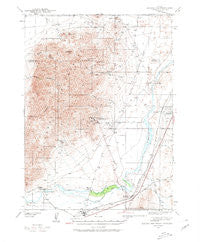 Eugene Mountains Area Nevada Historical topographic map, 1:62500 scale, 15 X 15 Minute, Year 1939