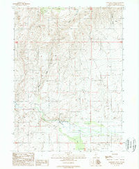 Fairbanks Canyon Nevada Historical topographic map, 1:24000 scale, 7.5 X 7.5 Minute, Year 1988