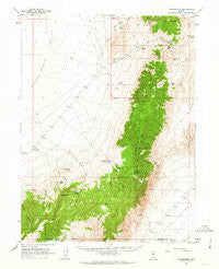 Fencemaker Nevada Historical topographic map, 1:62500 scale, 15 X 15 Minute, Year 1961
