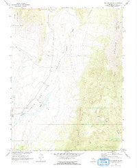 Fish Springs NE Nevada Historical topographic map, 1:24000 scale, 7.5 X 7.5 Minute, Year 1968