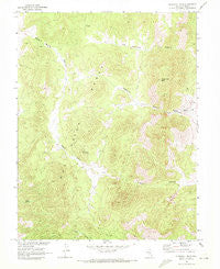 Flagstaff Mtn. Nevada Historical topographic map, 1:24000 scale, 7.5 X 7.5 Minute, Year 1968