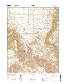 Fourmile Canyon Nevada Current topographic map, 1:24000 scale, 7.5 X 7.5 Minute, Year 2014