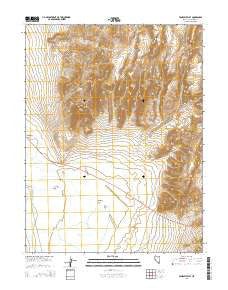 Fourmile Flat Nevada Current topographic map, 1:24000 scale, 7.5 X 7.5 Minute, Year 2014
