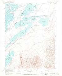 Foxtail Lake Nevada Historical topographic map, 1:24000 scale, 7.5 X 7.5 Minute, Year 1969