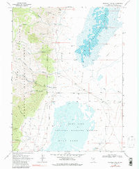Franklin Lake SW Nevada Historical topographic map, 1:24000 scale, 7.5 X 7.5 Minute, Year 1968