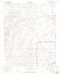Frenchman Mtn. Nevada Historical topographic map, 1:24000 scale, 7.5 X 7.5 Minute, Year 1970