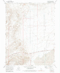 Frenchman Nevada Historical topographic map, 1:24000 scale, 7.5 X 7.5 Minute, Year 1972