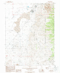 Gabbs Nevada Historical topographic map, 1:24000 scale, 7.5 X 7.5 Minute, Year 1988