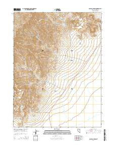 Galena Canyon Nevada Current topographic map, 1:24000 scale, 7.5 X 7.5 Minute, Year 2014