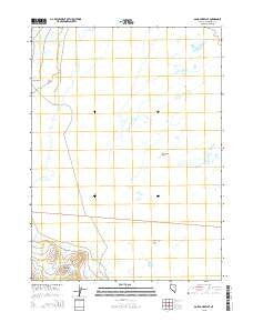 Gallagher Flat Nevada Current topographic map, 1:24000 scale, 7.5 X 7.5 Minute, Year 2015