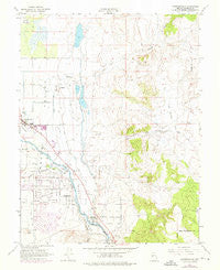Gardnerville Nevada Historical topographic map, 1:24000 scale, 7.5 X 7.5 Minute, Year 1969