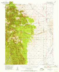 Garrison Utah Historical topographic map, 1:62500 scale, 15 X 15 Minute, Year 1949