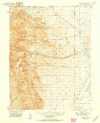 Garrison Utah Historical topographic map, 1:62500 scale, 15 X 15 Minute, Year 1951