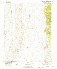 Georges Canyon Rim SE Nevada Historical topographic map, 1:24000 scale, 7.5 X 7.5 Minute, Year 1971