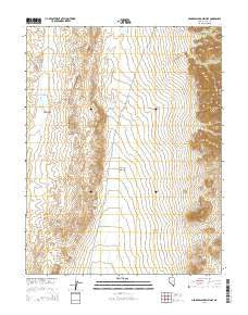 Georges Canyon Rim SE Nevada Current topographic map, 1:24000 scale, 7.5 X 7.5 Minute, Year 2014