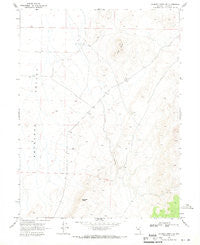 Gilbert Creek NE Nevada Historical topographic map, 1:24000 scale, 7.5 X 7.5 Minute, Year 1969