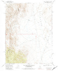 Gilbert Creek SW Nevada Historical topographic map, 1:24000 scale, 7.5 X 7.5 Minute, Year 1969
