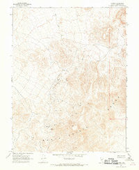 Gilbert Nevada Historical topographic map, 1:24000 scale, 7.5 X 7.5 Minute, Year 1968