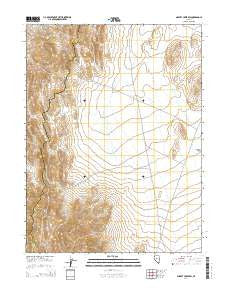 Gilbert Creek SW Nevada Current topographic map, 1:24000 scale, 7.5 X 7.5 Minute, Year 2014