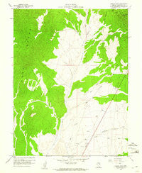Giroux Wash Nevada Historical topographic map, 1:24000 scale, 7.5 X 7.5 Minute, Year 1958
