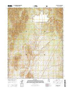 Giroux Wash Nevada Current topographic map, 1:24000 scale, 7.5 X 7.5 Minute, Year 2014