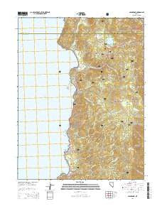 Glenbrook Nevada Current topographic map, 1:24000 scale, 7.5 X 7.5 Minute, Year 2014