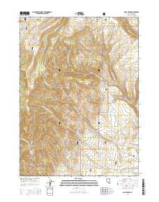 Goat Creek Nevada Current topographic map, 1:24000 scale, 7.5 X 7.5 Minute, Year 2014