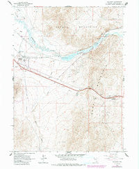 Golconda Nevada Historical topographic map, 1:24000 scale, 7.5 X 7.5 Minute, Year 1965