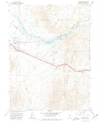 Golconda Nevada Historical topographic map, 1:24000 scale, 7.5 X 7.5 Minute, Year 1965