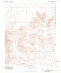 Gold Point SW Nevada Historical topographic map, 1:24000 scale, 7.5 X 7.5 Minute, Year 1968