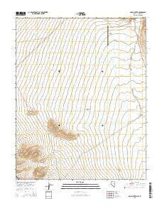 Gold Center Nevada Current topographic map, 1:24000 scale, 7.5 X 7.5 Minute, Year 2014