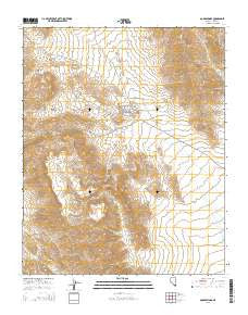 Goodsprings Nevada Current topographic map, 1:24000 scale, 7.5 X 7.5 Minute, Year 2014